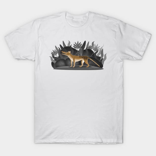 Thylacine time T-Shirt by ikerpazstudio